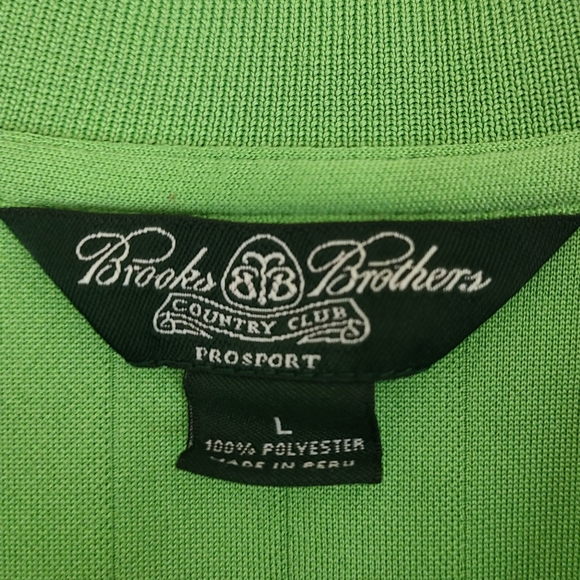 (742) Brooks Brothers Men's Classic Short Sleeve Three Button Polo Shirt,Size: L - Picture 6 of 14